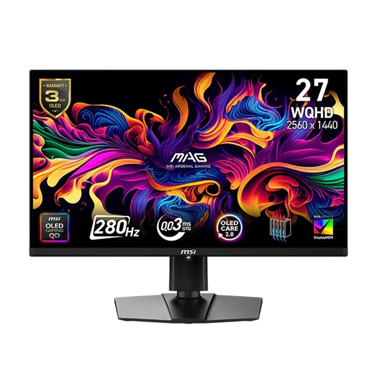 MSI MAG 271QP QD OLED X28 Gaming Monitor 280Hz – MAINGEAR