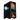 Event Horizon front panel by MAINGEAR, black PC accessory with orange desert artwork and teal accents.