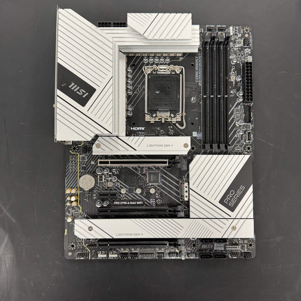 MSI PRO Z790 A MAX WIFI ATX Gaming Motherboard – MAINGEAR